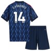 Conjunto Arsenal Gyokeres 14 Segunda Equipación 2025-26 - Niño